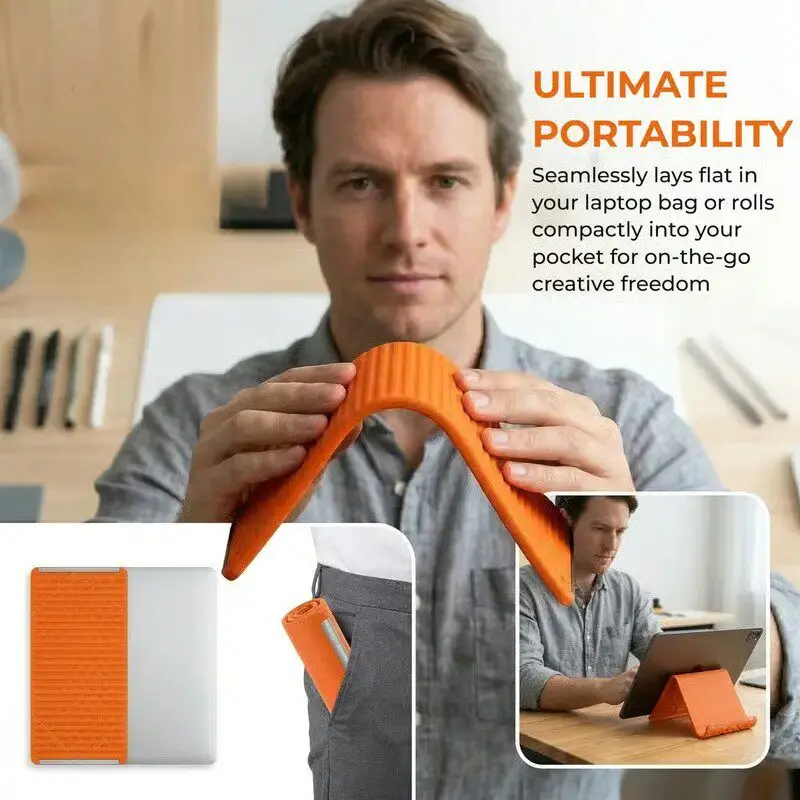 Travel Accessories Iphone - Silikon Katlanabilir Telefon Standı Tabletler Dizüstü