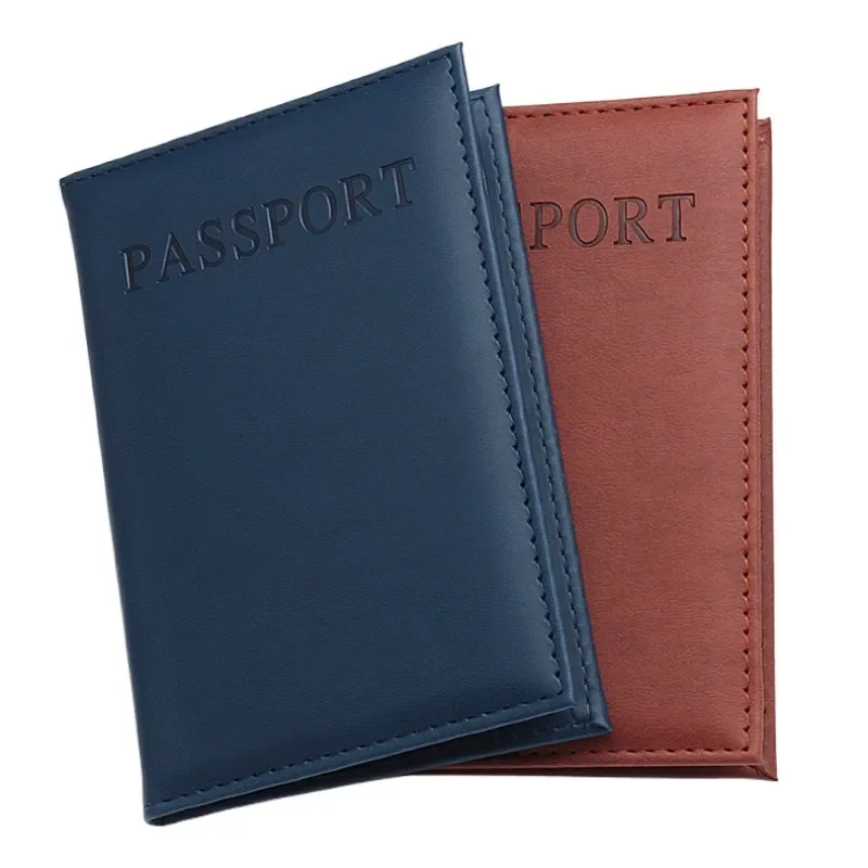 Travel Accessories In Bulk - 1 adet PU Deri Possport Kapak