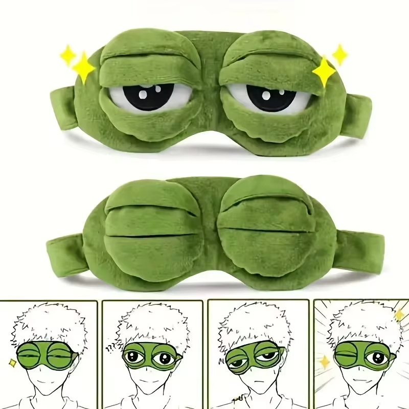 Travel Accessories Us - Kurbağa Şeklinde Göz Maskesi Parti Oyunu