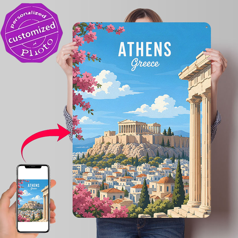 Travel Accessories Greece - Atina Garaj Aksesuarları Yunanistan Seyahat Metal