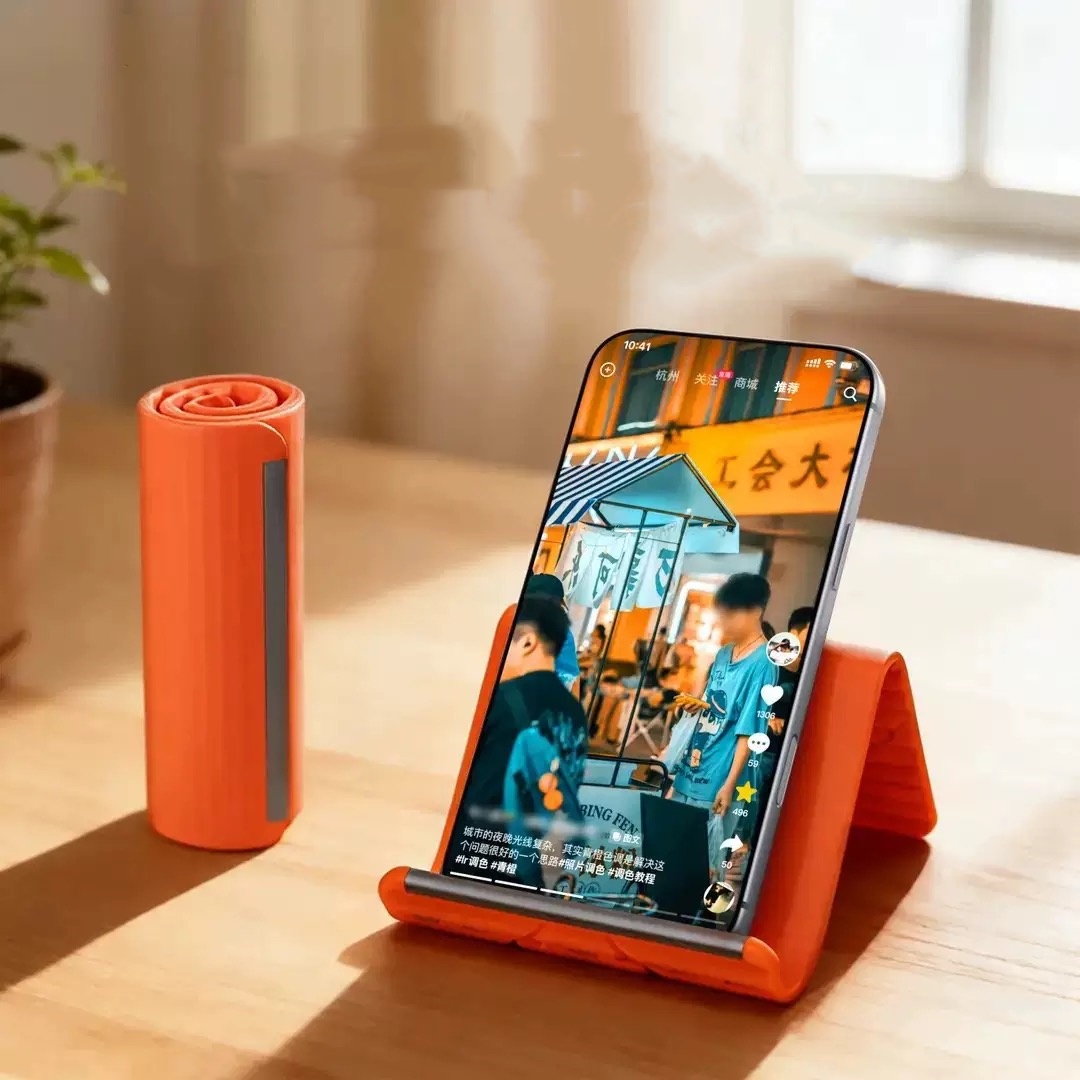 Travel Accessories Gadget - Tembel Taşınabilir Telefon Standı Silikon Masaüstü