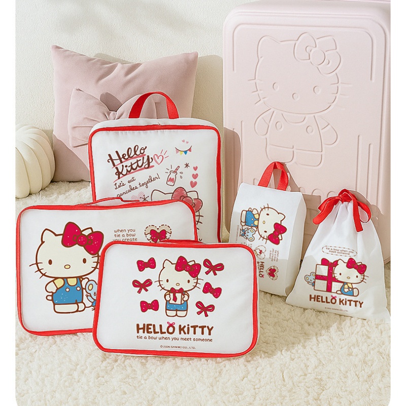 Travel Accessories Kit Bag - Hello Kitty Saklama Çantası Sevimli Karikatür