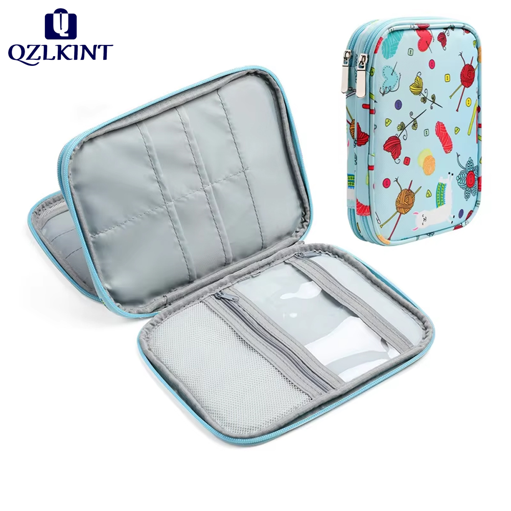 Travel Accessories Kit Bag - Boş Örgü İğneleri Durumda Seyahat Depolama