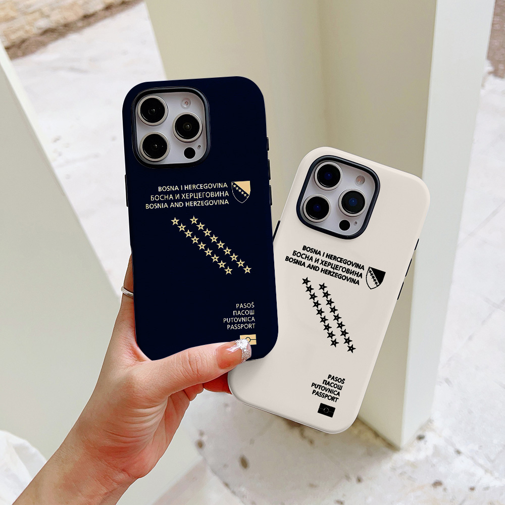 Travel Accessories Iphone - Bosna Hersek Pasaportu Telefon Kılıfı iPhone