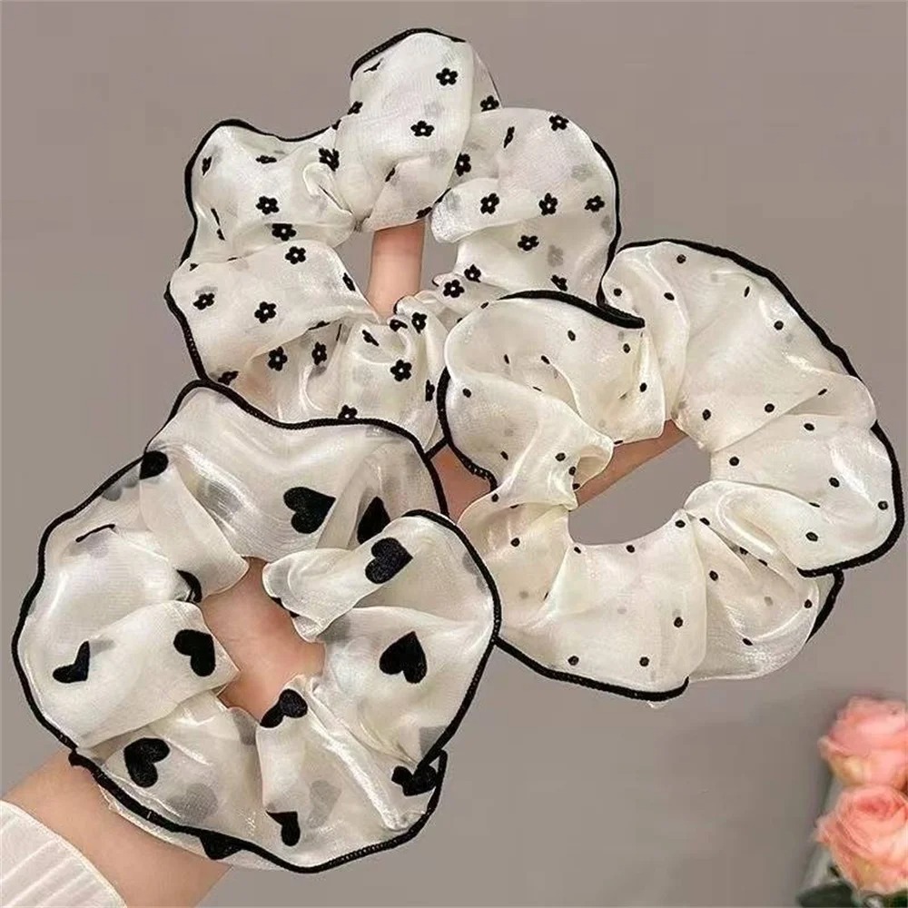 Travel Accessories In Bulk - 3'lü Minimalist Tatlı Kumaş Saç Bağı