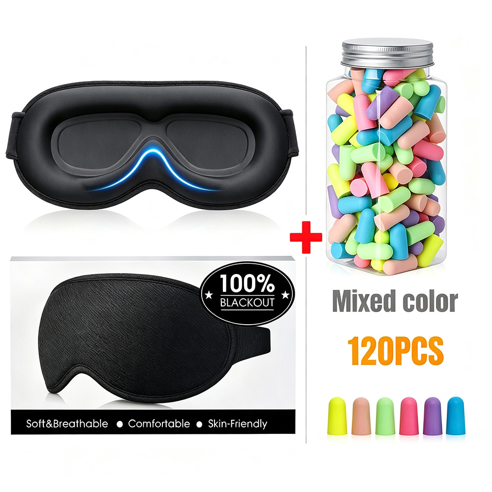 Earplug Set Foam - Uyku Seti - 3D Karartma Uyku