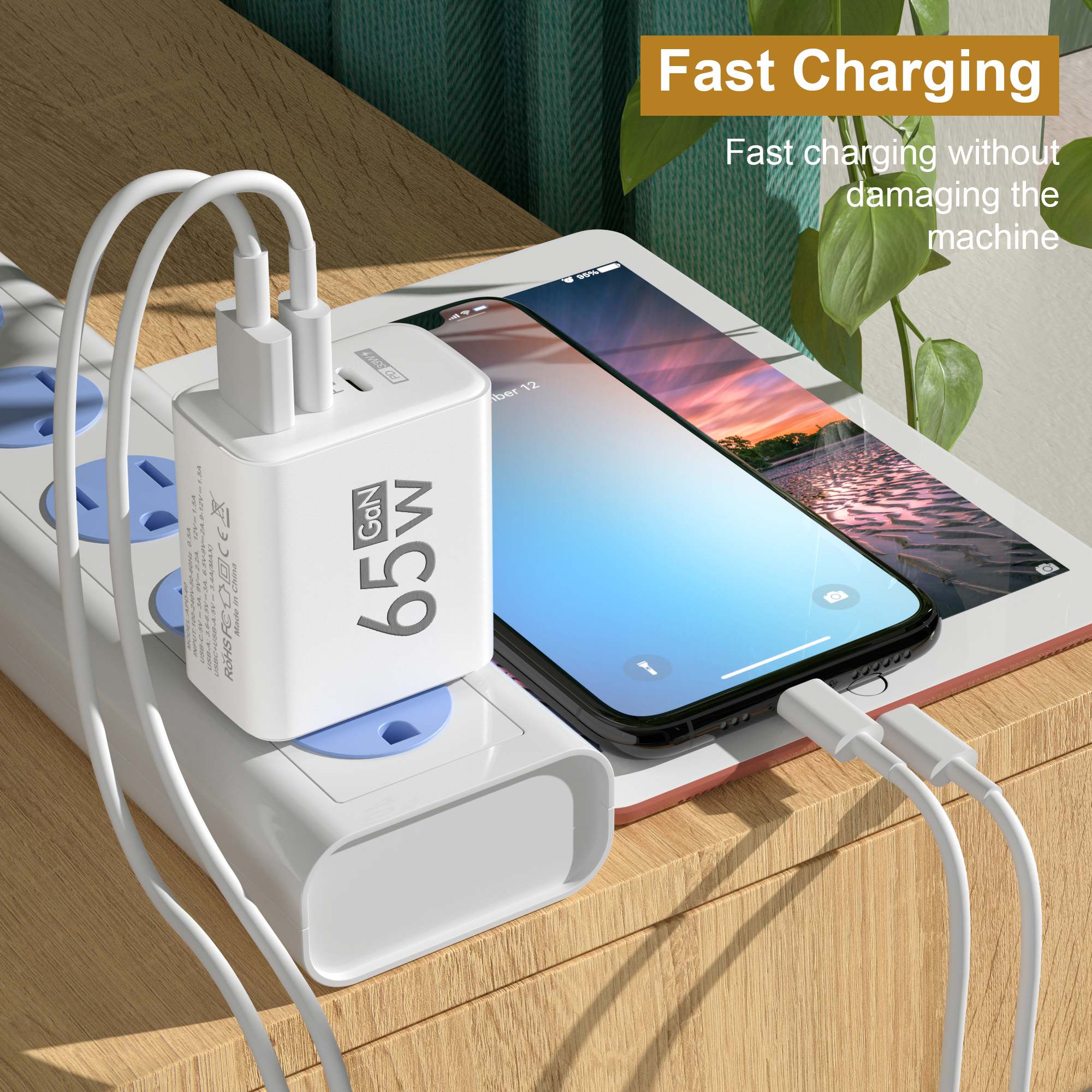 65W GaN USB C Duvar Şarj Cihaz - Travel Accessories Iphone incelemesi ve fiyatı