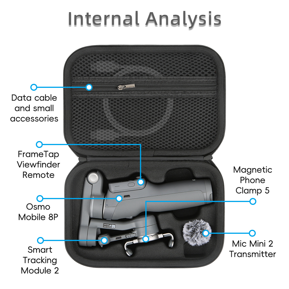DJI OM8P için saklama çantası  - Travel Accessories In Bulk incelemesi ve fiyatı