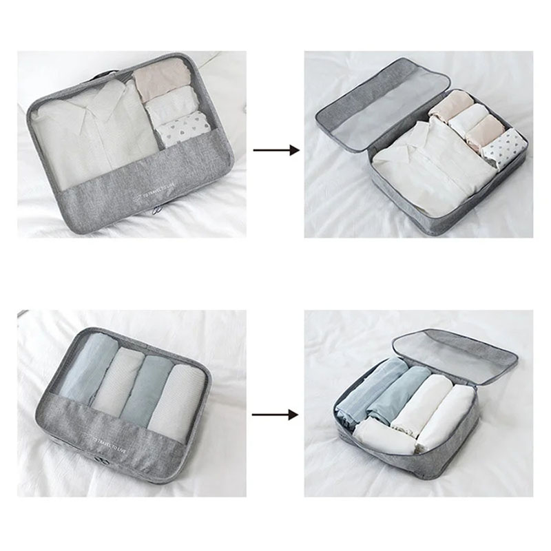 Erkekler ve Kadınlar için 7 Pa - Travel Accessories Packing Cubes incelemesi ve fiyatı