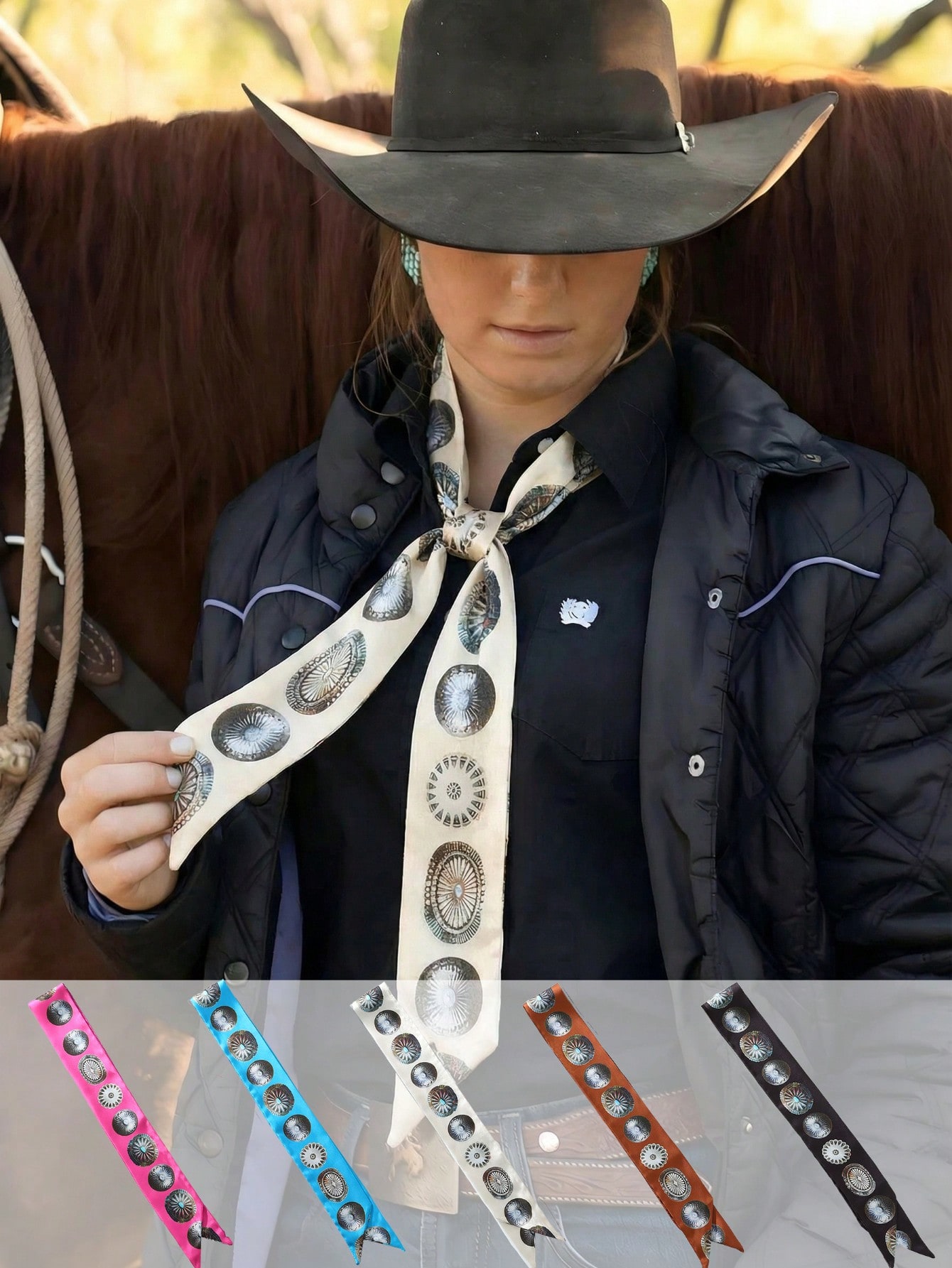 1 adet Batı Tarzı Kovboy Eşarb - Travel Accessories Essentials incelemesi ve fiyatı