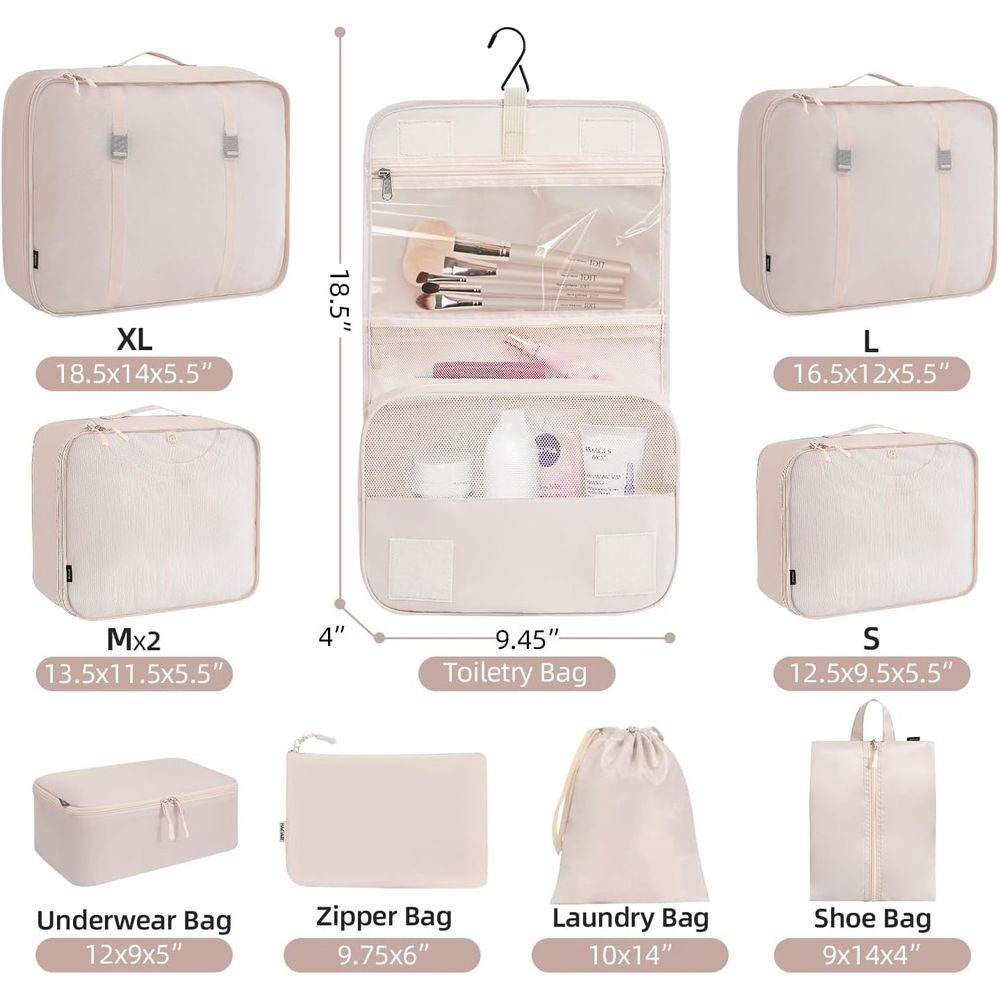 8'li Set/10'lu Set Paketleme K - Travel Accessories Packing Cubes incelemesi ve fiyatı