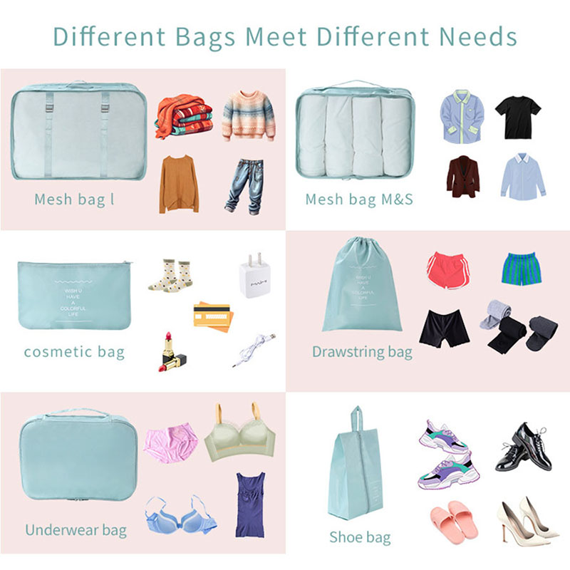 7 Adet Seyahat Paketleme Küple - Travel Accessories Packing Cubes incelemesi ve fiyatı